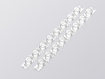 聯(lián)蓋首尾不同標(biāo)識(shí)， 方便識(shí)別方向