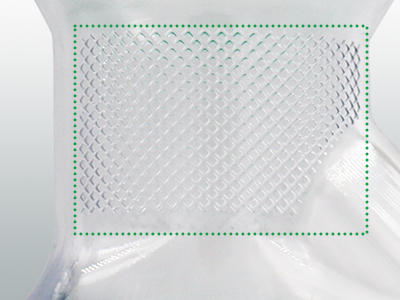 瓶頸處圓弧設(shè)計(jì)及磨砂工藝處理，輕松抓握